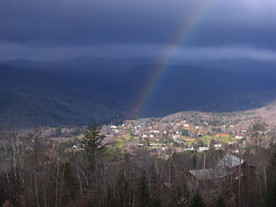 Rainbow in December!