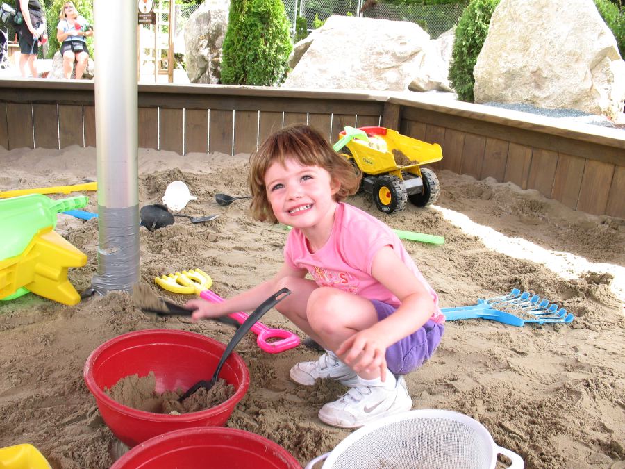 Making Mud at Santa's Village