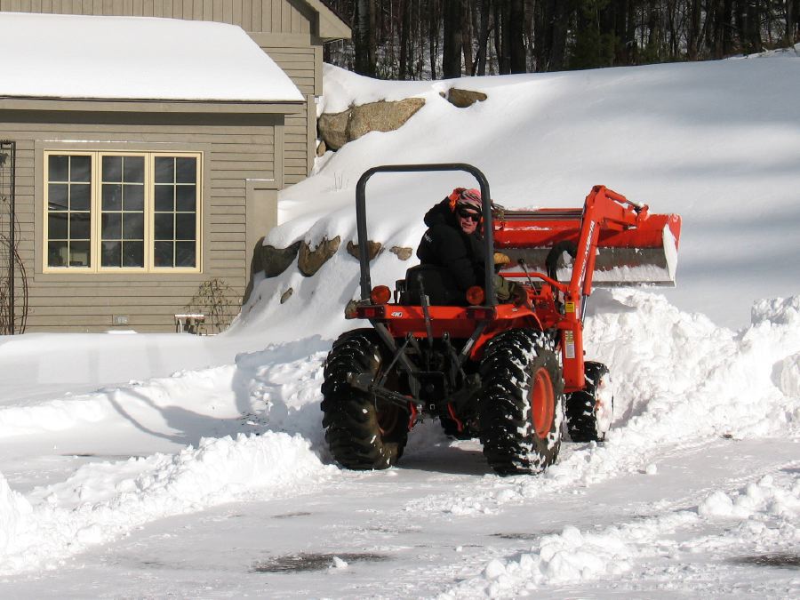 A Bit of Snow Plowing