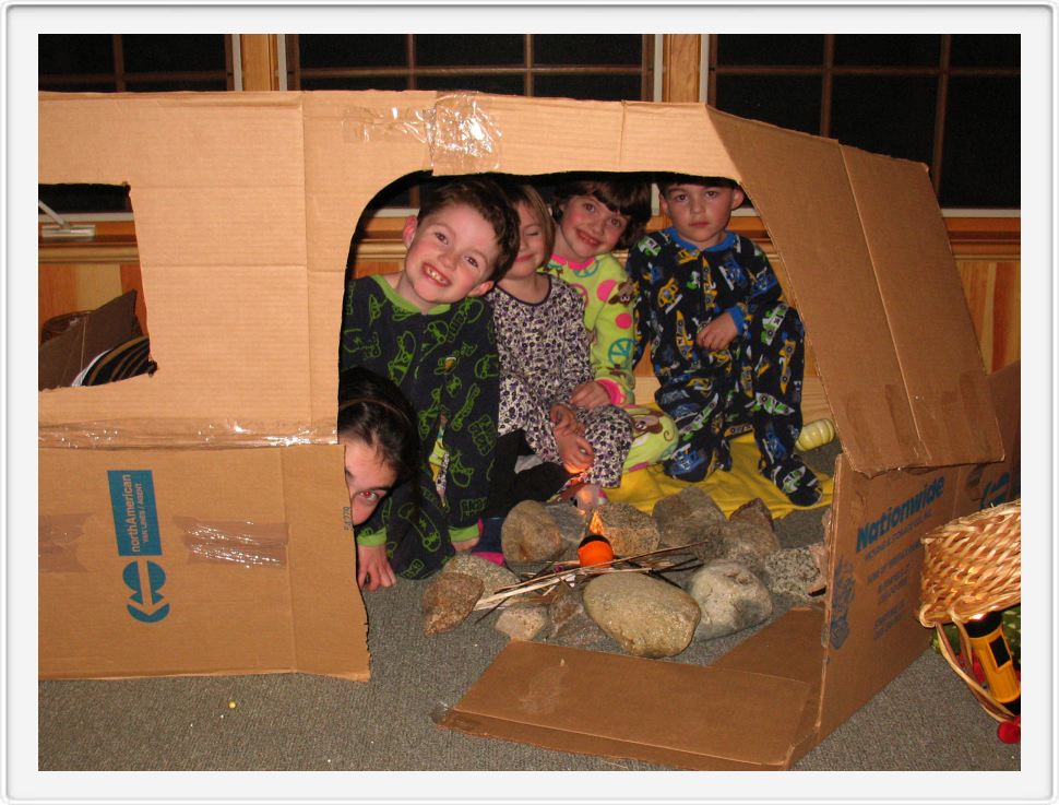 Campfire in the Hut