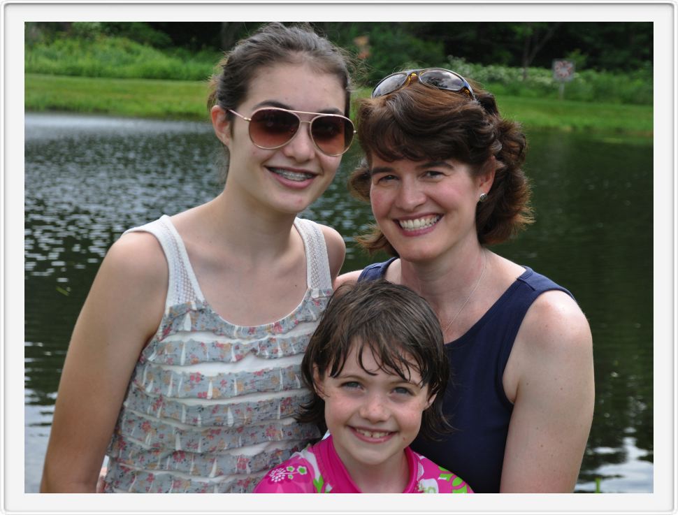 Kelly & Girls at the Pond