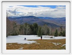 Sledding in April