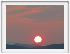 Sunset Over Mt  Willey