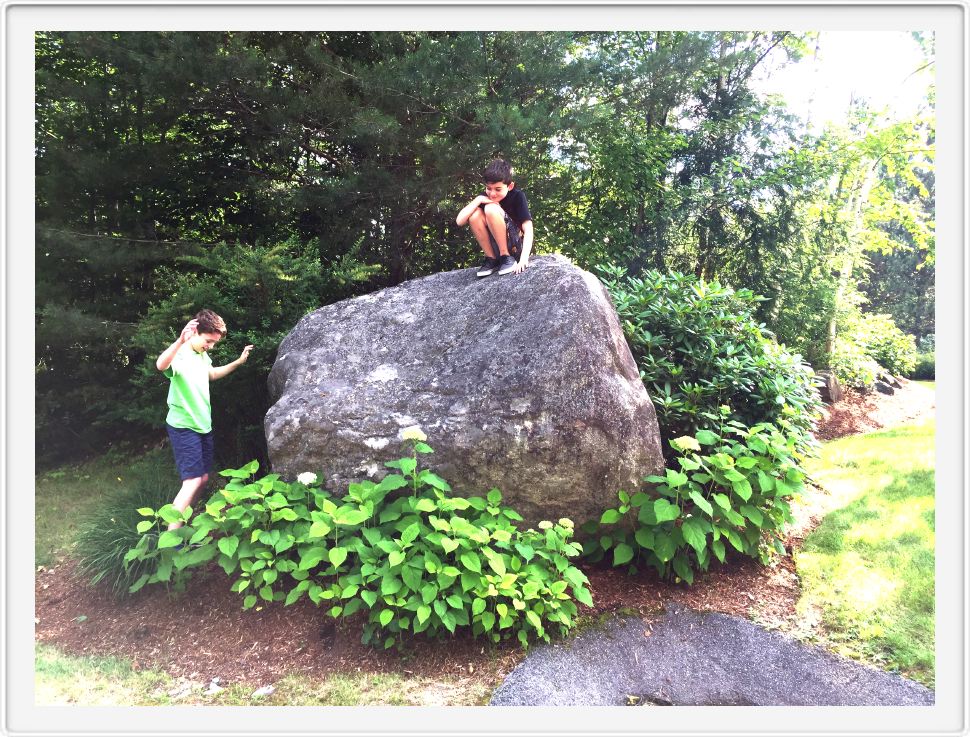 Boy's Rock on our Wentworth Walk