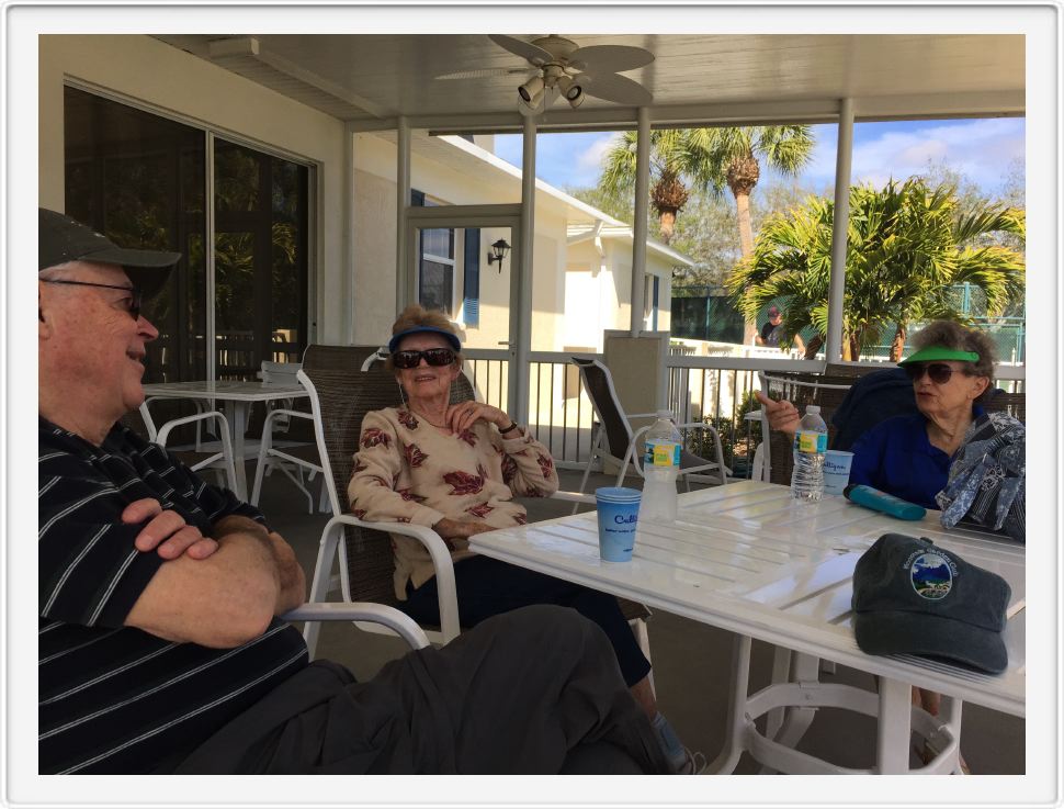 Relaxing at the Pool at Lauel Gardens