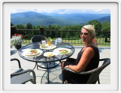 Dana, Lunch on the Deck