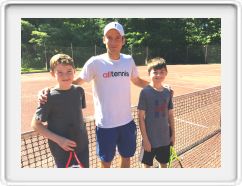 Boys Tennis Lessons from the Local Pro 