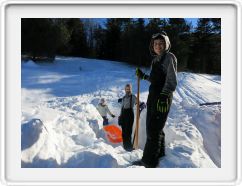 Working on the Luge